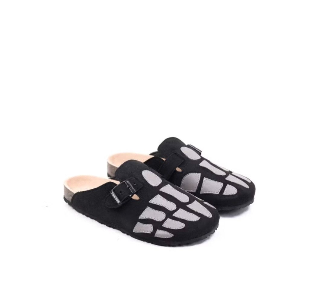 Japanese Brand Skull white bones harajuku Japanese style sandal Size US 9 / EU 42 - 4 Thumbnail