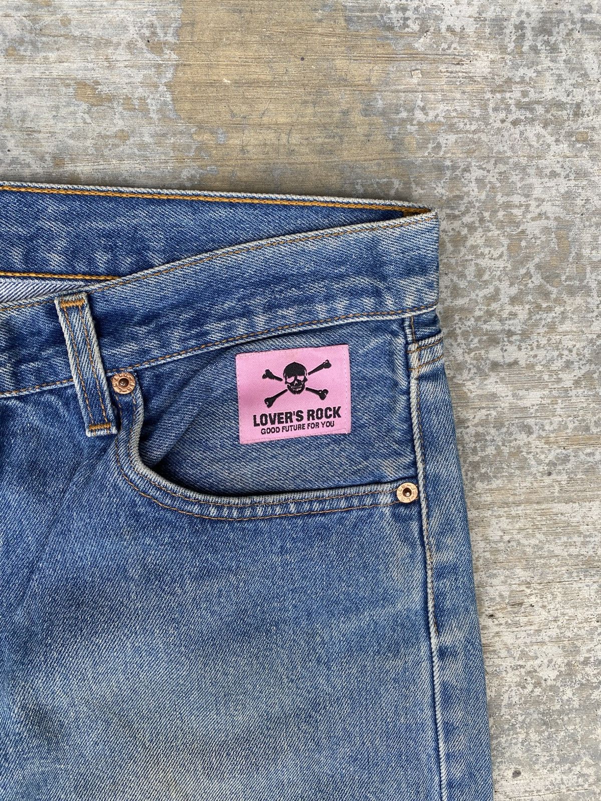 Levi's Vintage 90’s Levi's 501 X Lovers Rock Distressed Denim Size US 34 / EU 50 - 4 Thumbnail