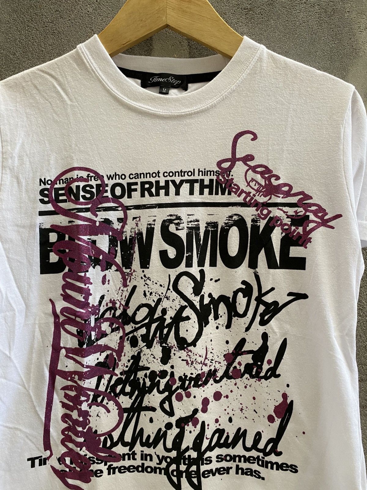 If Six Was Nine × Japanese Brand × Le Grande Bleu (L.G.B.) 2000s Japanese Poem TimeStep Style Size US M / EU 48-50 / 2 - 2 Thumbnail