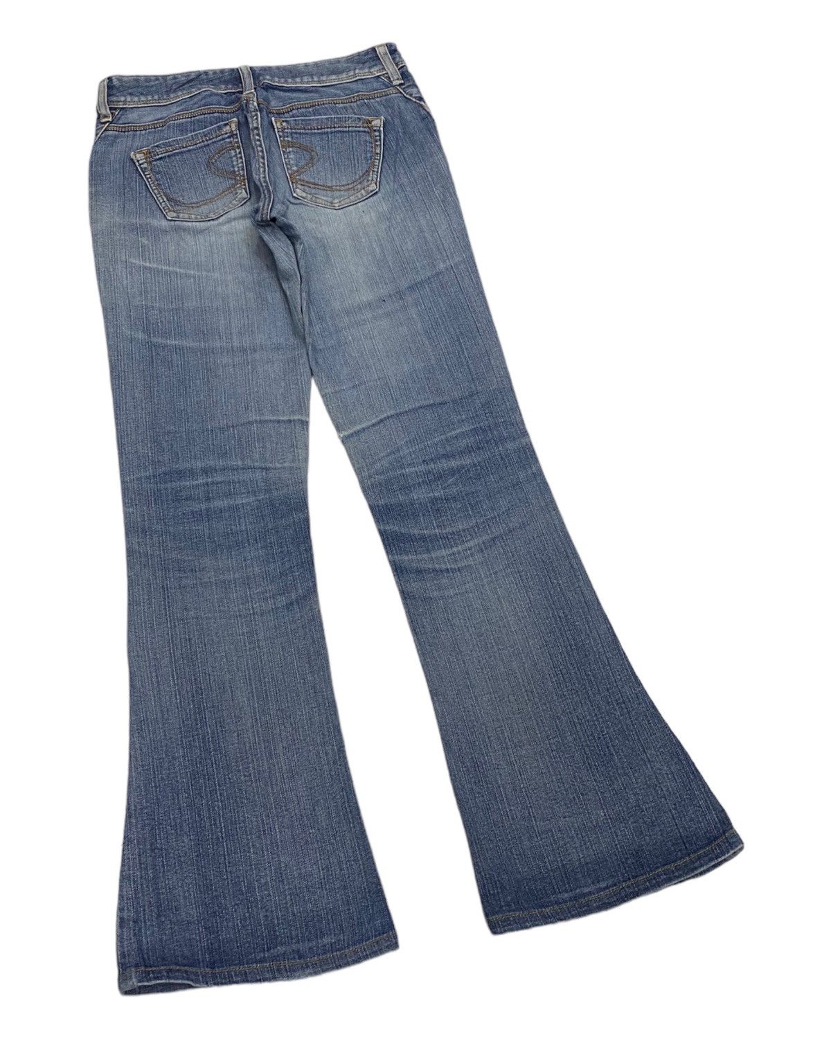 If Six Was Nine GEORGIA LOVE 🇯🇵 FLARE JEAN DISTRESSED DENIM JAPANESE BRAND Size 29" - 6 Thumbnail
