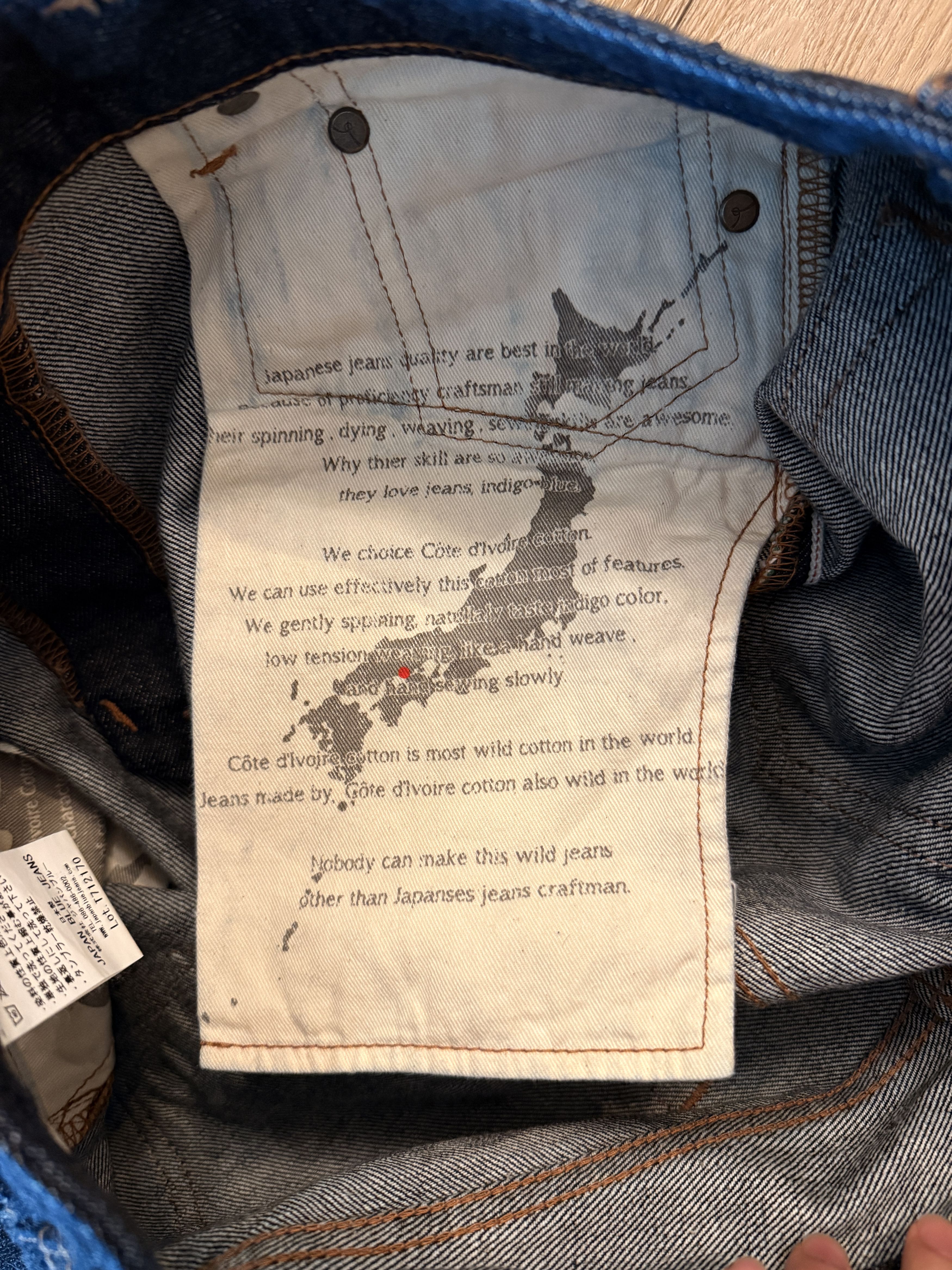 Japan Blue Jeans Japan Blue Jeans JBCD0463 13.5oz Côte d'Ivoire Selvedge Size US 29 - 8 Thumbnail