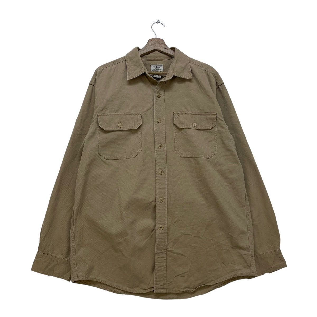 image of L L Bean Vintage Ll Bean Button Up in Brown, Men's (Size Medium)