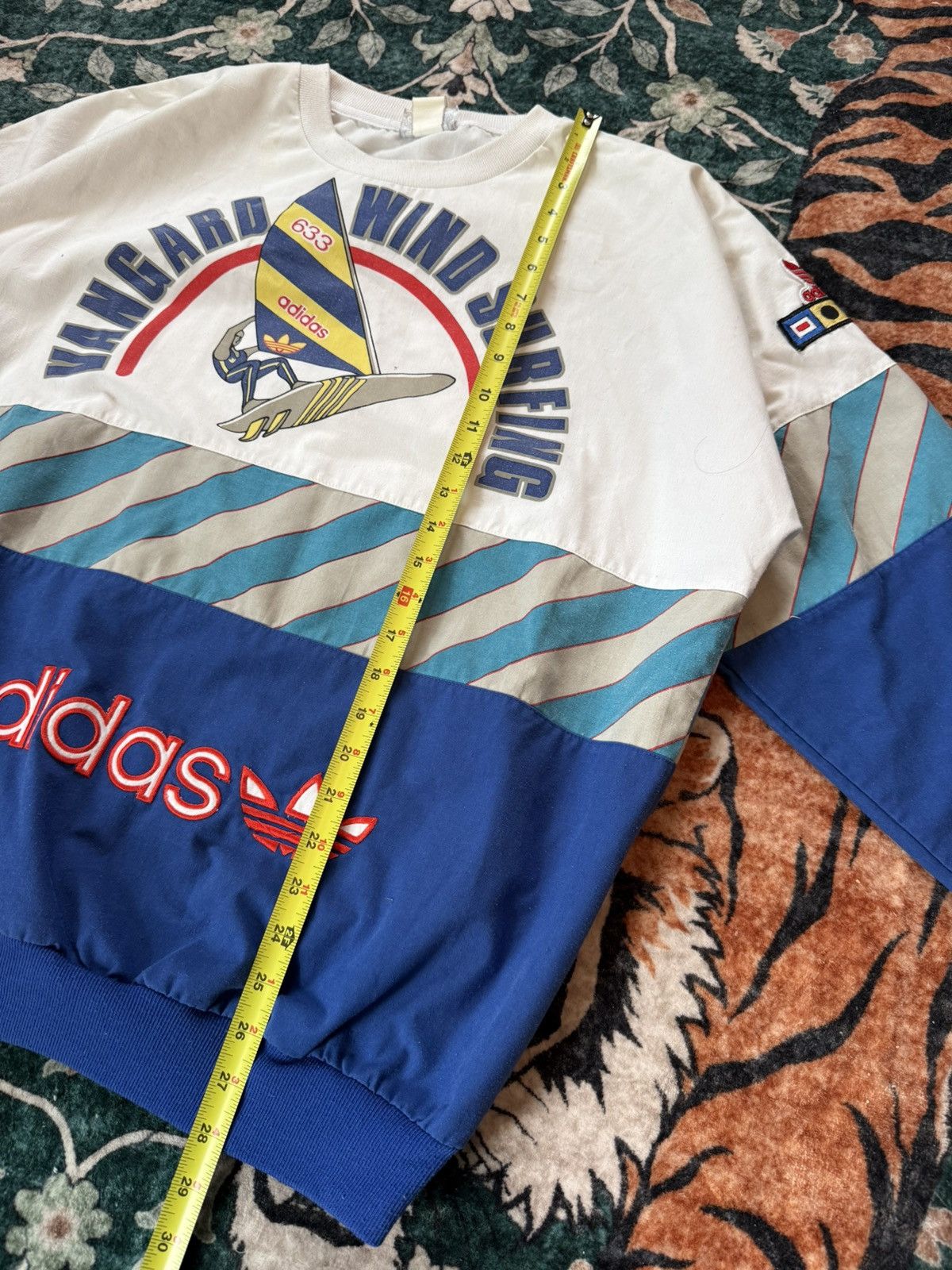 Adidas Vintage 80s Adidas Vanguard Windsurfing Pullover Size US L / EU 52-54 / 3 - 5 Thumbnail