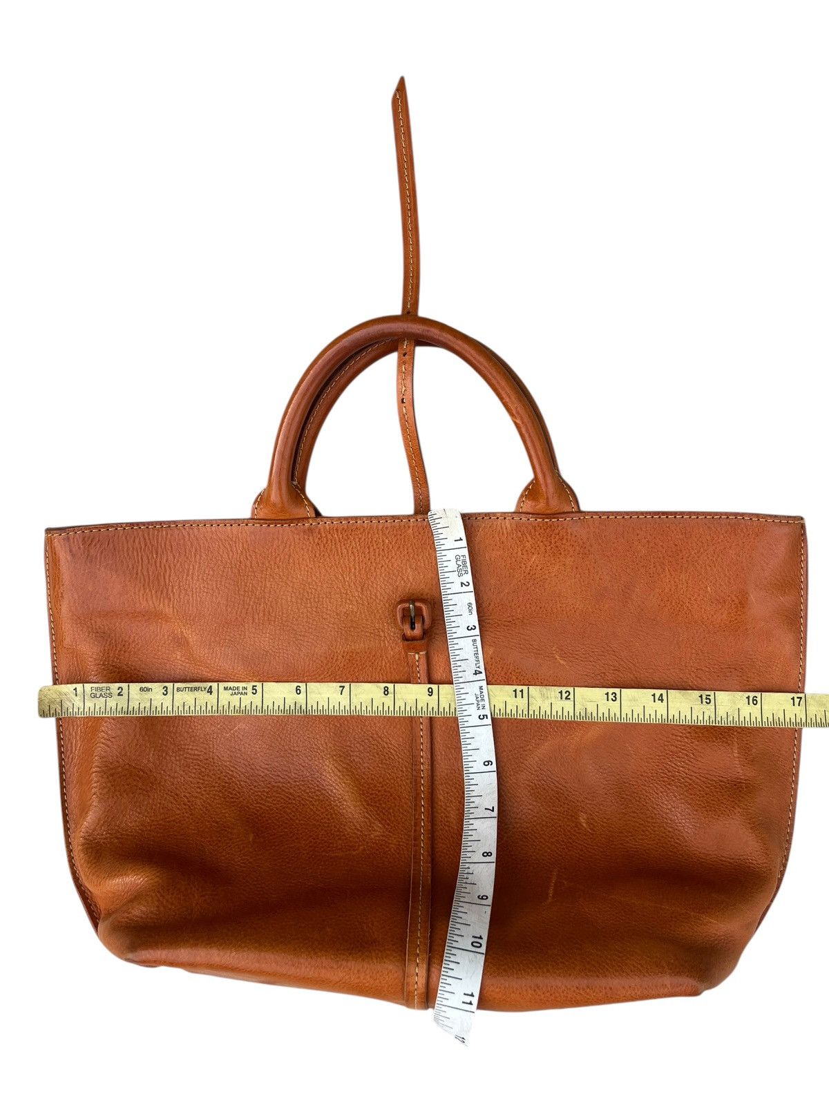 Leather Genten Japan Patina Leather Tote Bag Size ONE SIZE - 25 Thumbnail