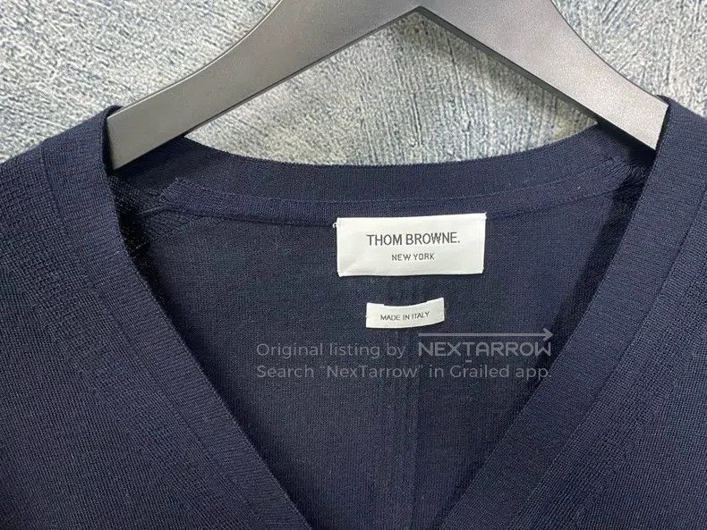 Thom Browne Thom Browne Colorblock Striped Single-Breasted Wool Sweate Size XS / US 0-2 / IT 36-38 - 3 Thumbnail