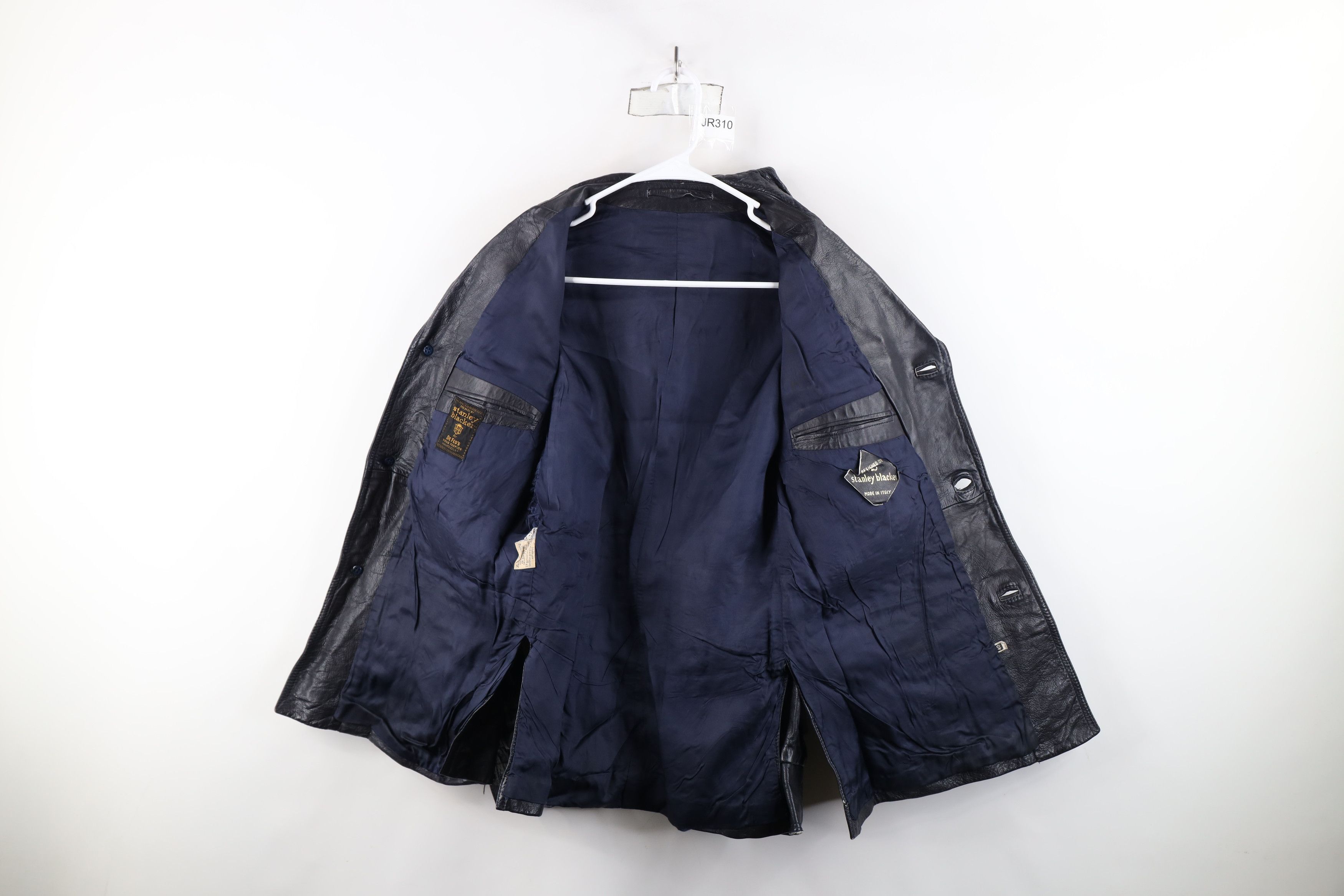 Vintage Vintage 70s Streetwear Bush Leather Shirt Jacket Shacket Size US XL / EU 56 / 4 - 9 Thumbnail