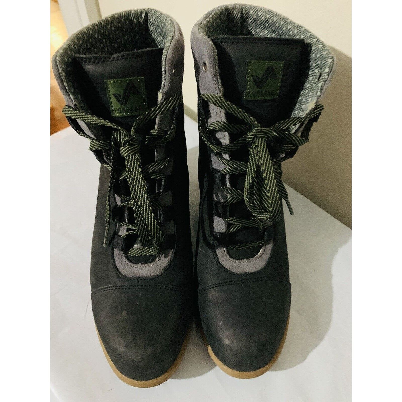 & Other Stories Forsake Alma Wedge Outdoor Sneaker Boots Black Size 7.5 Size US 7.5 / IT 37.5 - 2 Thumbnail