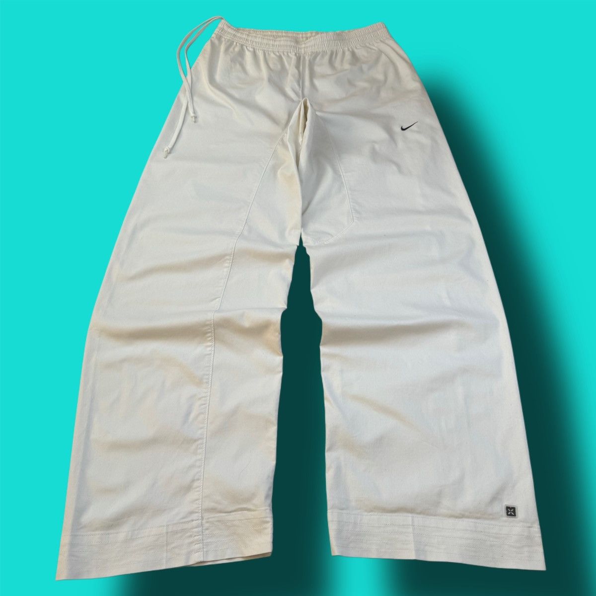 Nike × Vintage NIKE VINTAGE BASIC LOGO OVERSIZE BAGGY PANTS Size US 32 / EU 48 - 1 Thumbnail
