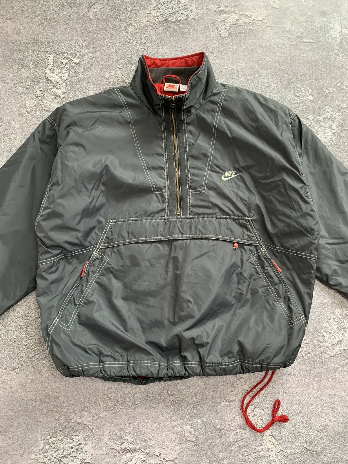 Nike × Vintage Vintage 90’s Nike Oregon Big Logo Anorak Jacket Baggy Fit XL Size US XL / EU 56 / 4 - 3 Thumbnail