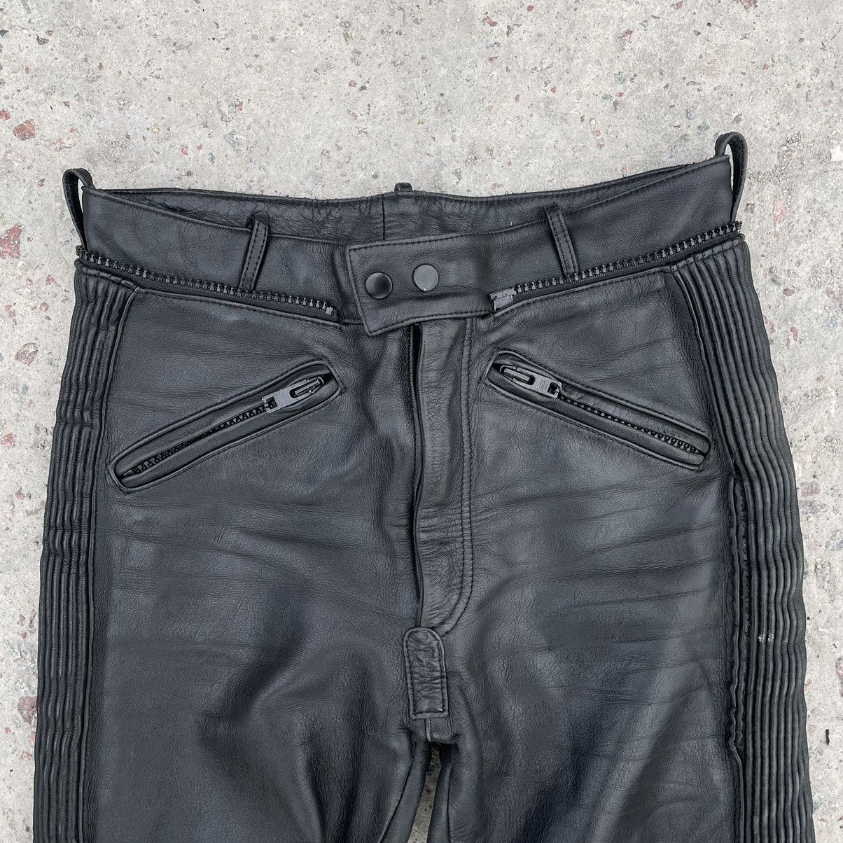 Other Vintage Moto Leather Pants Size 48 90s USA Japanese Size US 31 - 9 Thumbnail