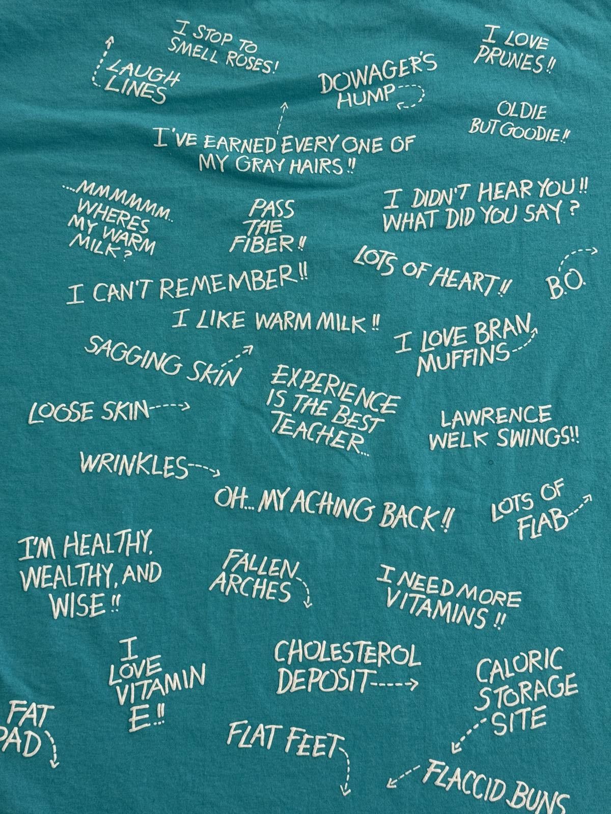 Hanes Vintage 50th Birthday Tshirt 1991 50ish Cliche Quotes Tee XL Size US XL / EU 56 / 4 - 5 Thumbnail
