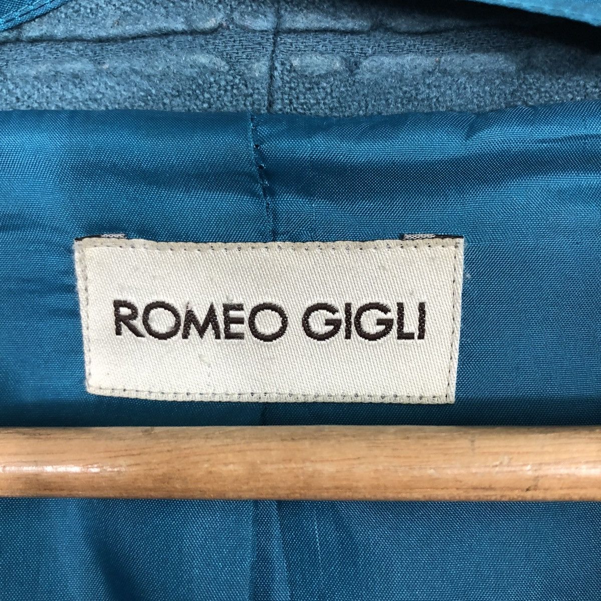 Romeo Gigli 🔥VINTAGE PLEATED JACKET BUTTON ROMEO GIGLI DOUBLE COLLAR Size US M / EU 48-50 / 2 - 18 Thumbnail