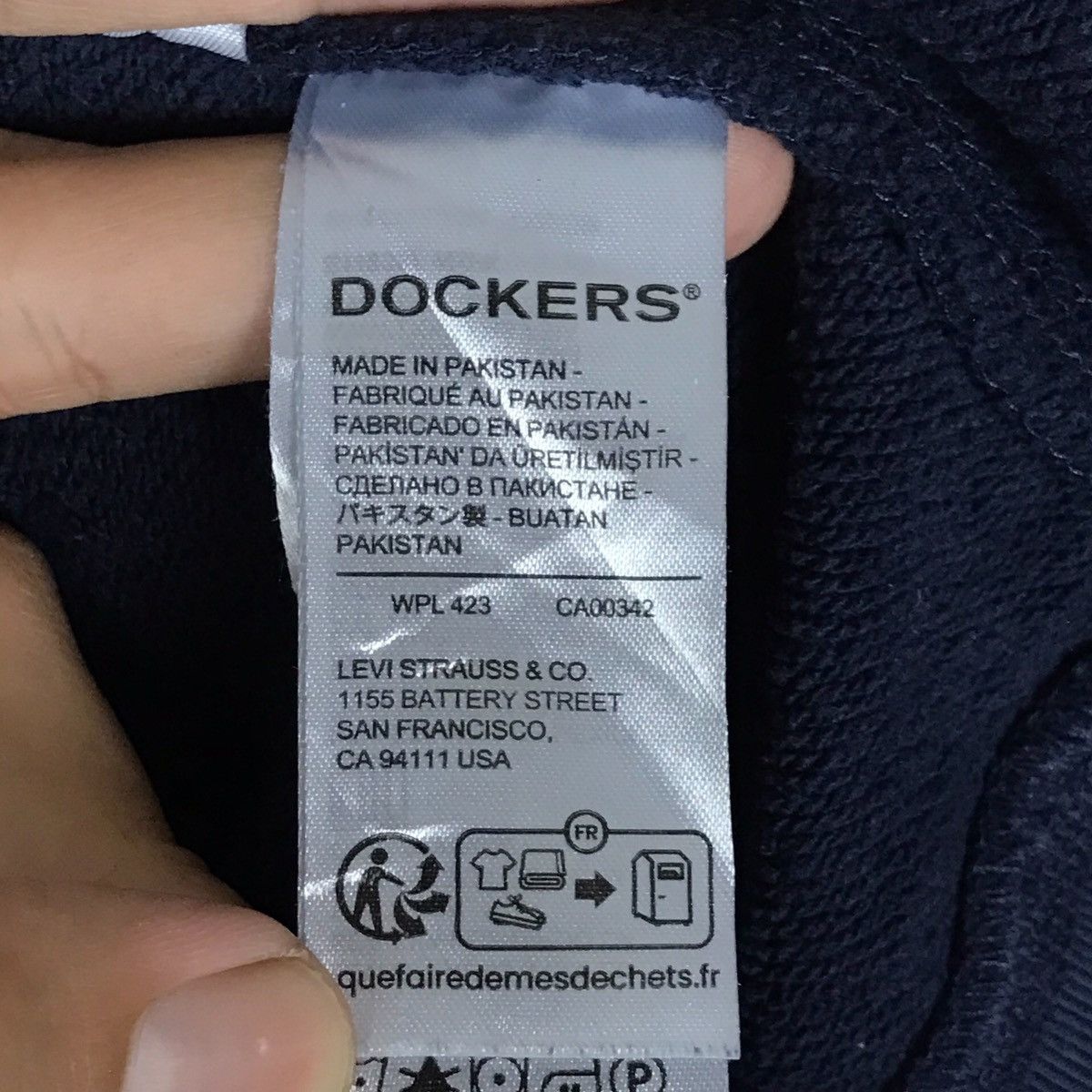 Dockers Vintage Dockers Plain Pullover Jumper Sweatshirt Size US S / EU 44-46 / 1 - 9 Thumbnail