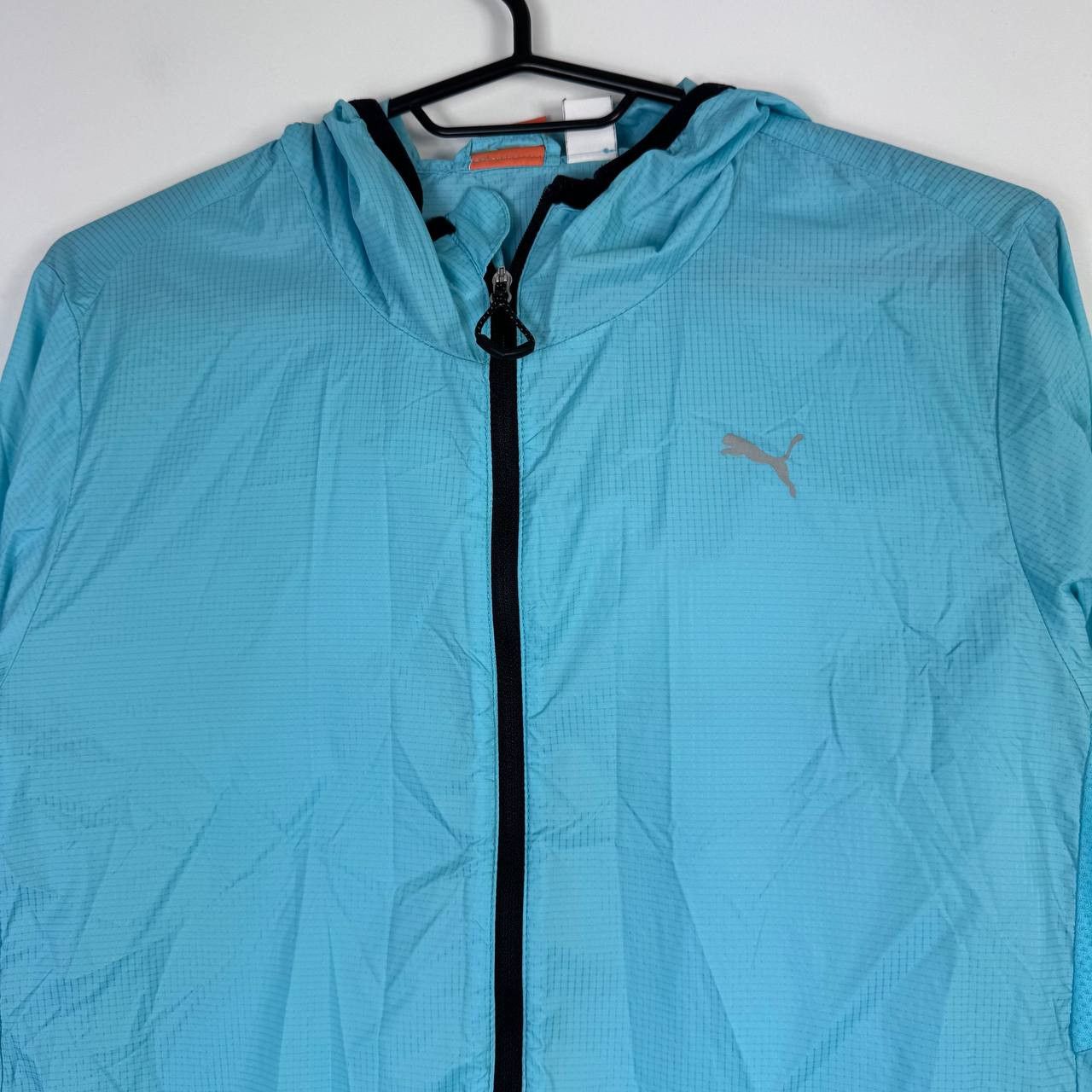 Puma Puma Lightweight Jacket Blue Hooded Full Zip Womens Size M Size M / US 6-8 / IT 42-44 - 2 Thumbnail