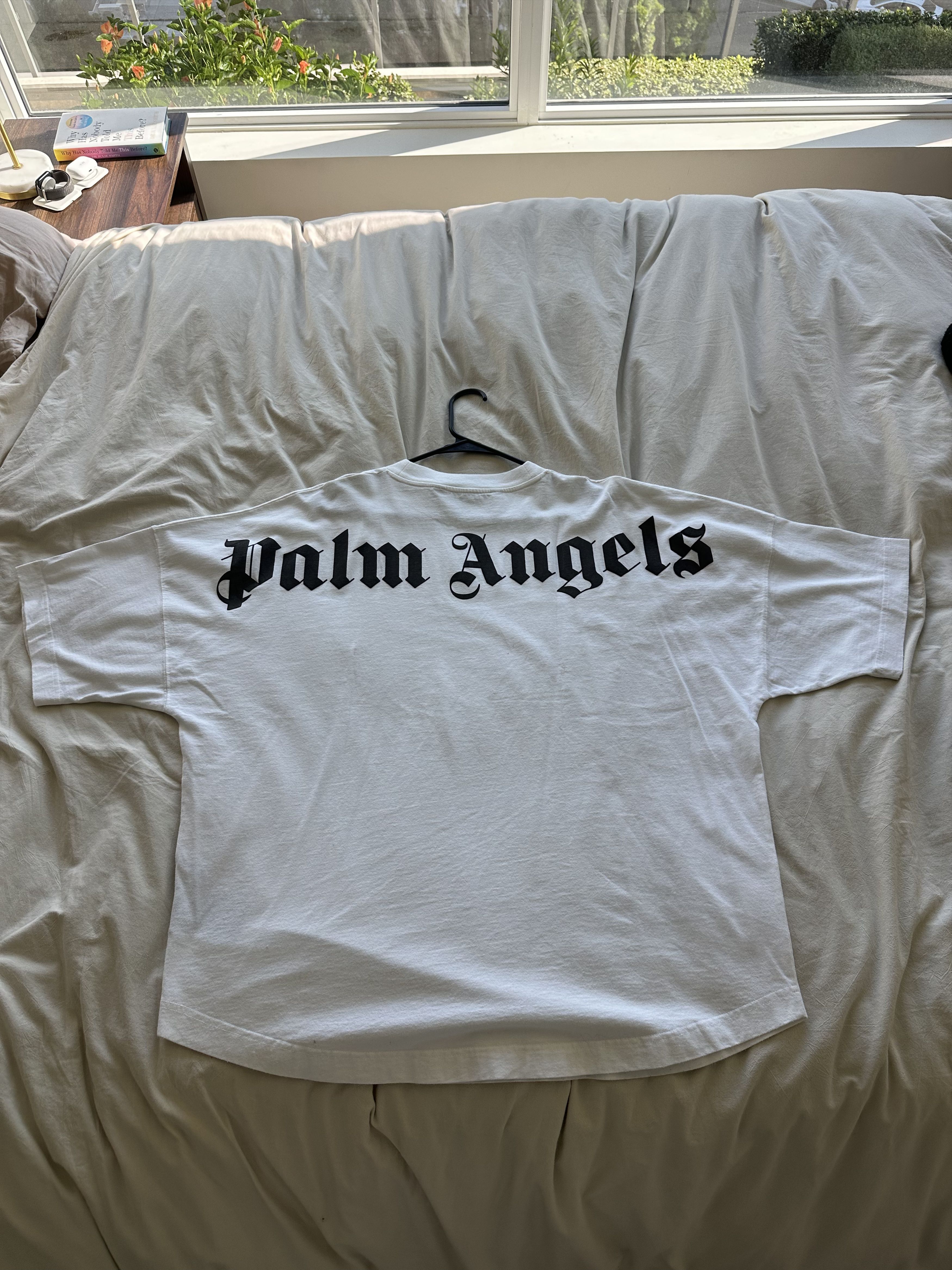 Palm Angels Palm Angels Classic Logo Over Tee Man White Size US XL / EU 56 / 4 - 3 Thumbnail