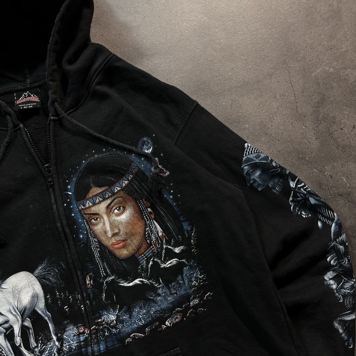 Band Tees Vintage 00s Avant Garde Rock Metal Style Zip Hoodie Indie Size US L / EU 52-54 / 3 - 4 Thumbnail
