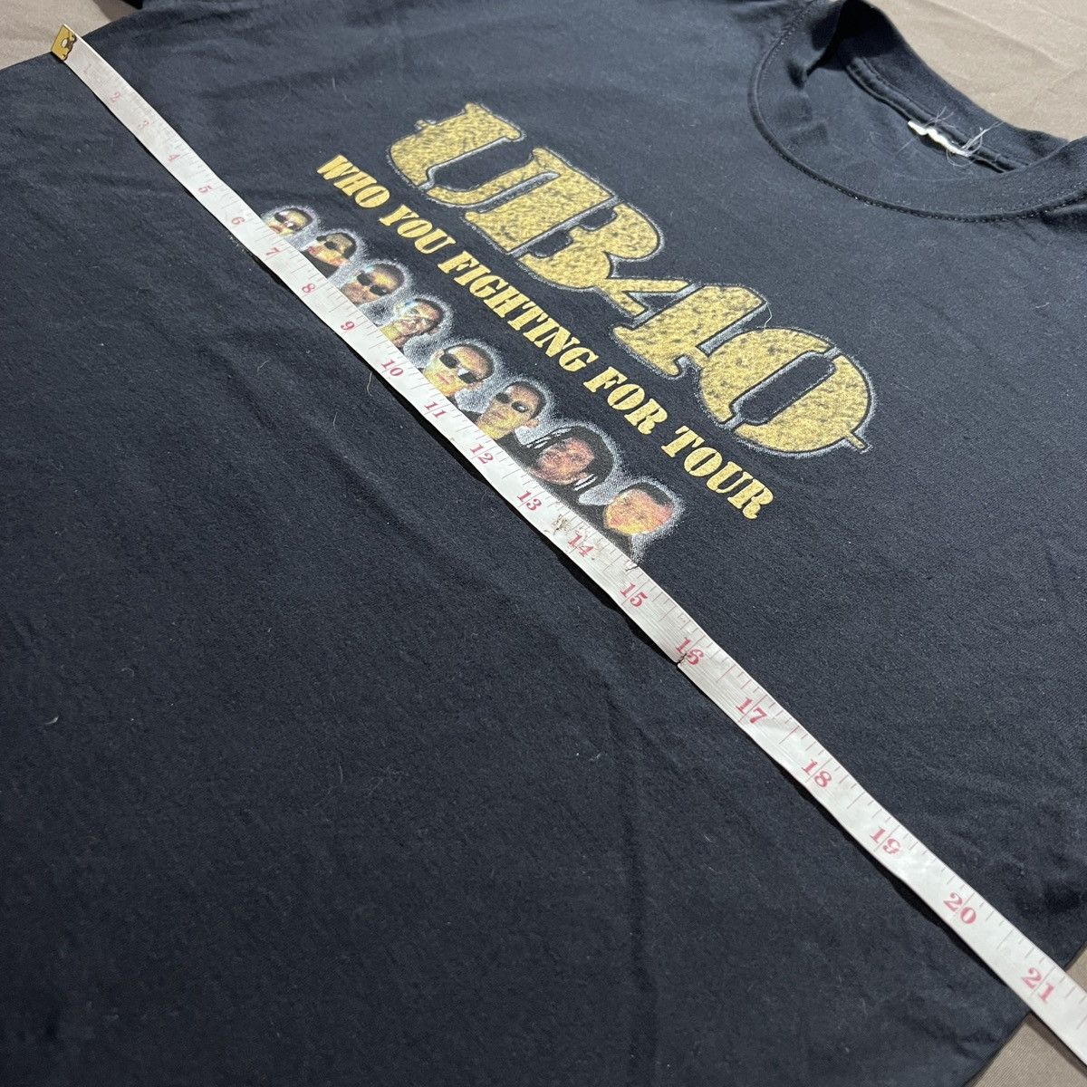 Band Tees Vintage Y2K UB40 Promo Tour Tee Reggae Dub music Size US L / EU 52-54 / 3 - 6 Thumbnail