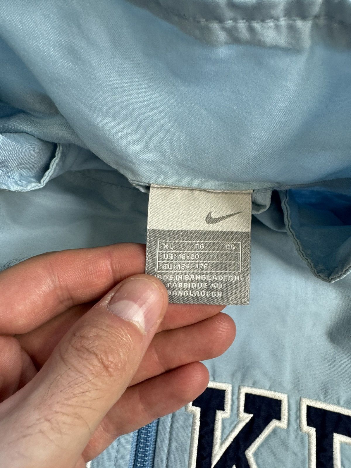 Nike × Vintage Nike Vintage Y2K Big Nike Logo Track Jacket Windbreaker Size US S / EU 44-46 / 1 - 4 Thumbnail