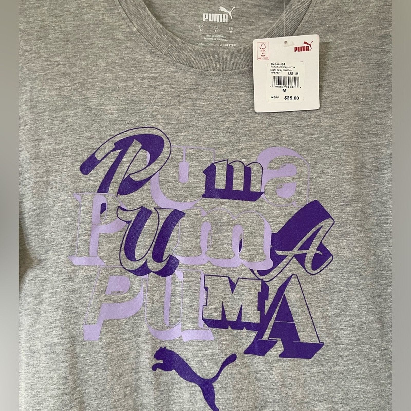 Puma NWT MEN’S PUMA GRAPHIC T-SHIRT SIZE M Size US M / EU 48-50 / 2 - 2 Thumbnail