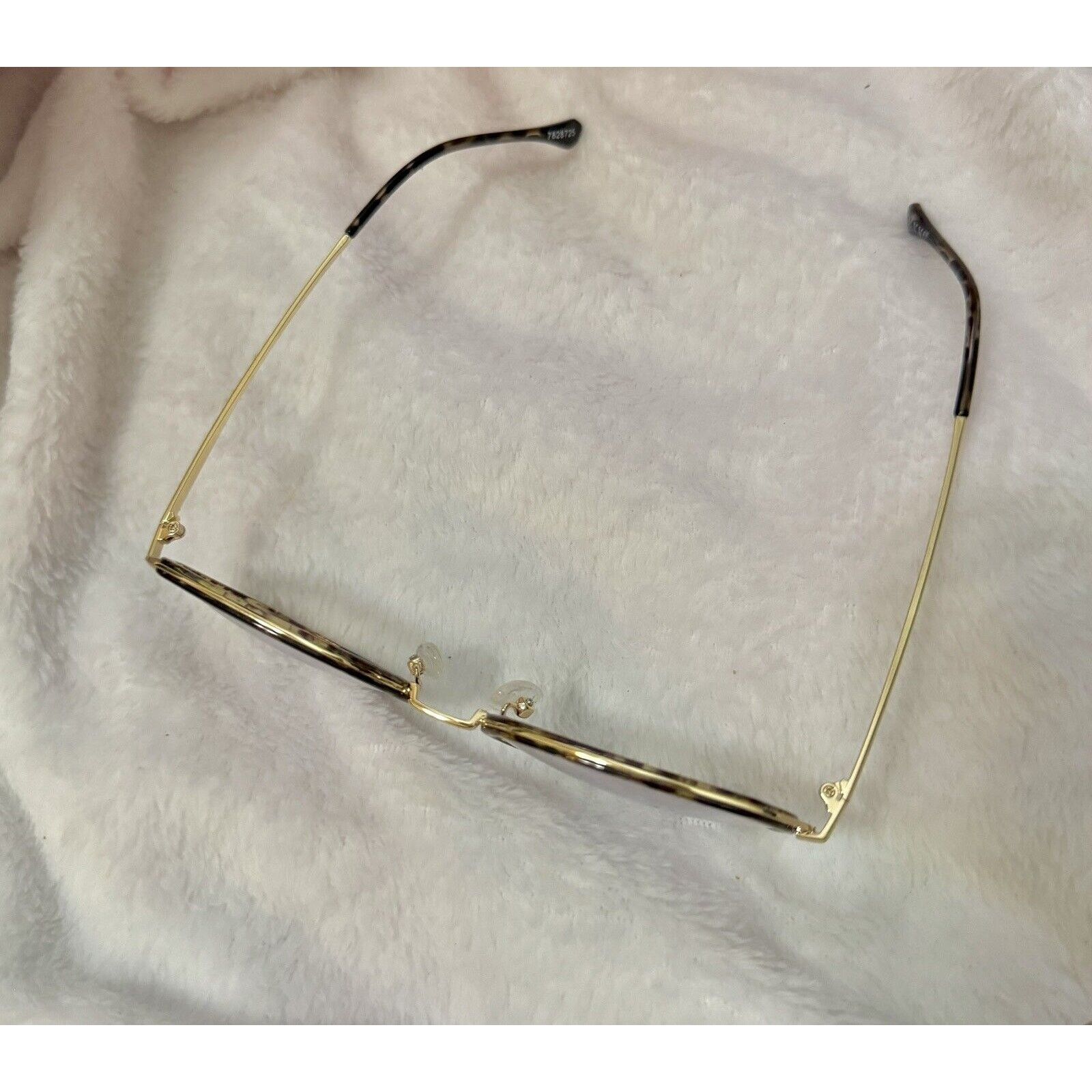Other Zenni Geometric Glasses Frames Tortoiseshell, Gold 19 54 145 Size ONE SIZE - 9 Thumbnail
