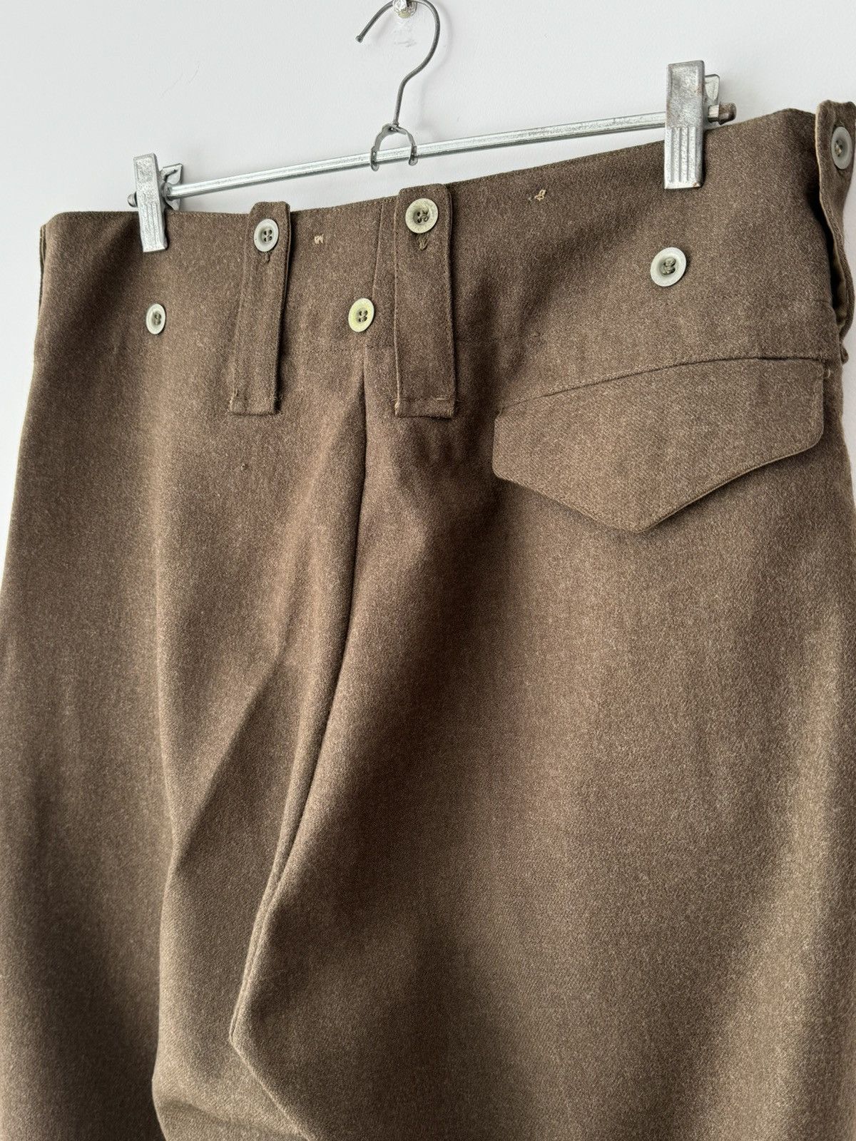 Vintage Deadstock 1942 Dated British Army 1937 Pattern BD Trousers Size US 32 / EU 48 - 10 Thumbnail