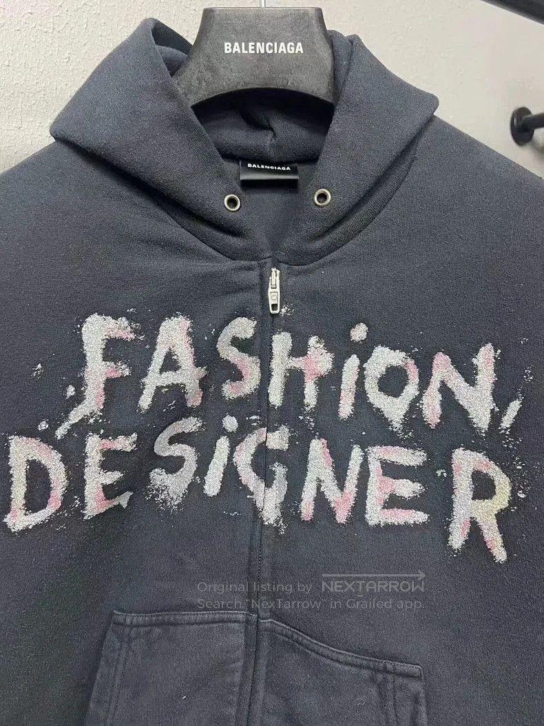 Balenciaga Balenciaga Sequin Zip Bomber Jacket. Size US M / EU 48-50 / 2 - 3 Thumbnail