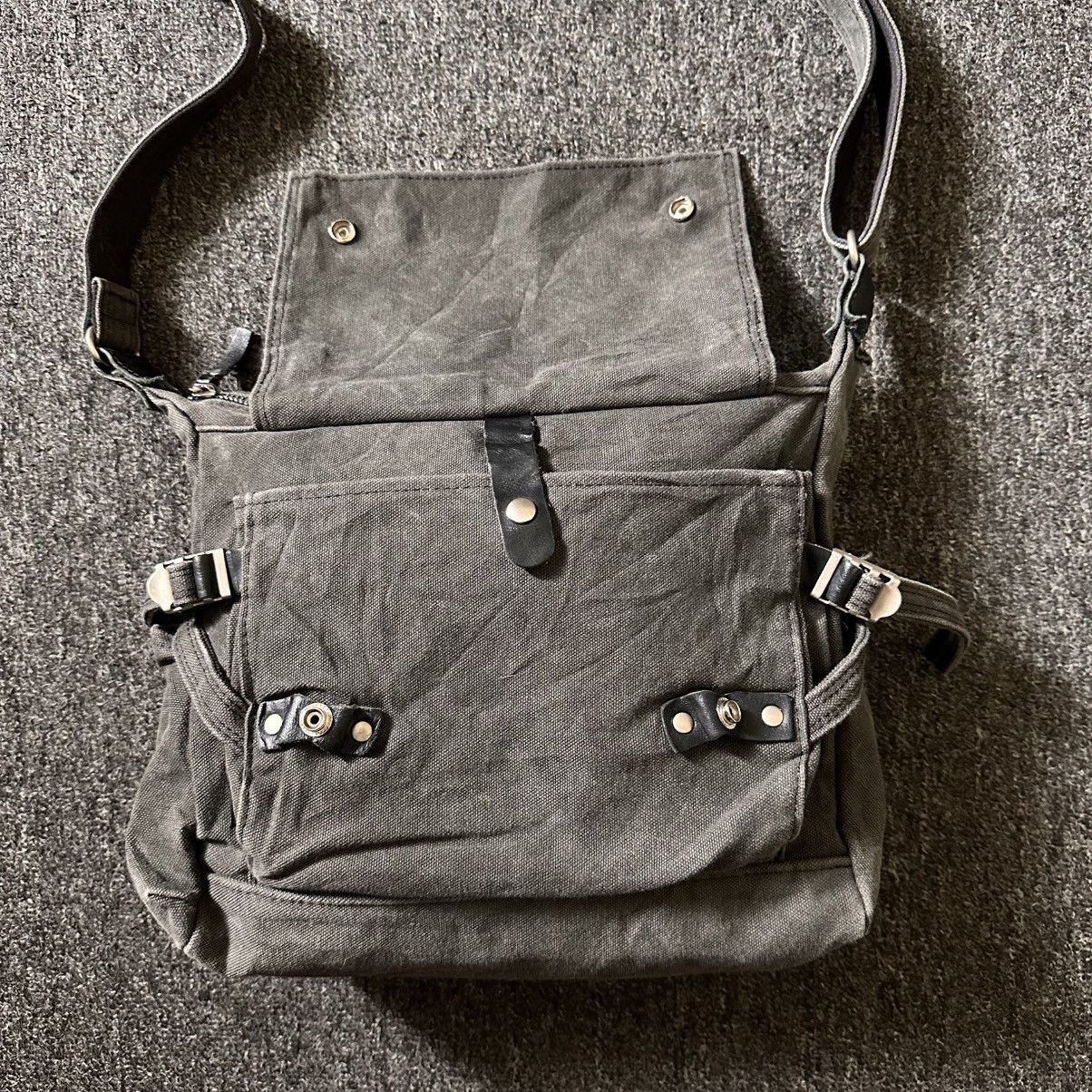 Japanese Brand BAGGY PORT JAPAN COTTON CANVAS CRROSSBODY BAG Size ONE SIZE - 9 Thumbnail