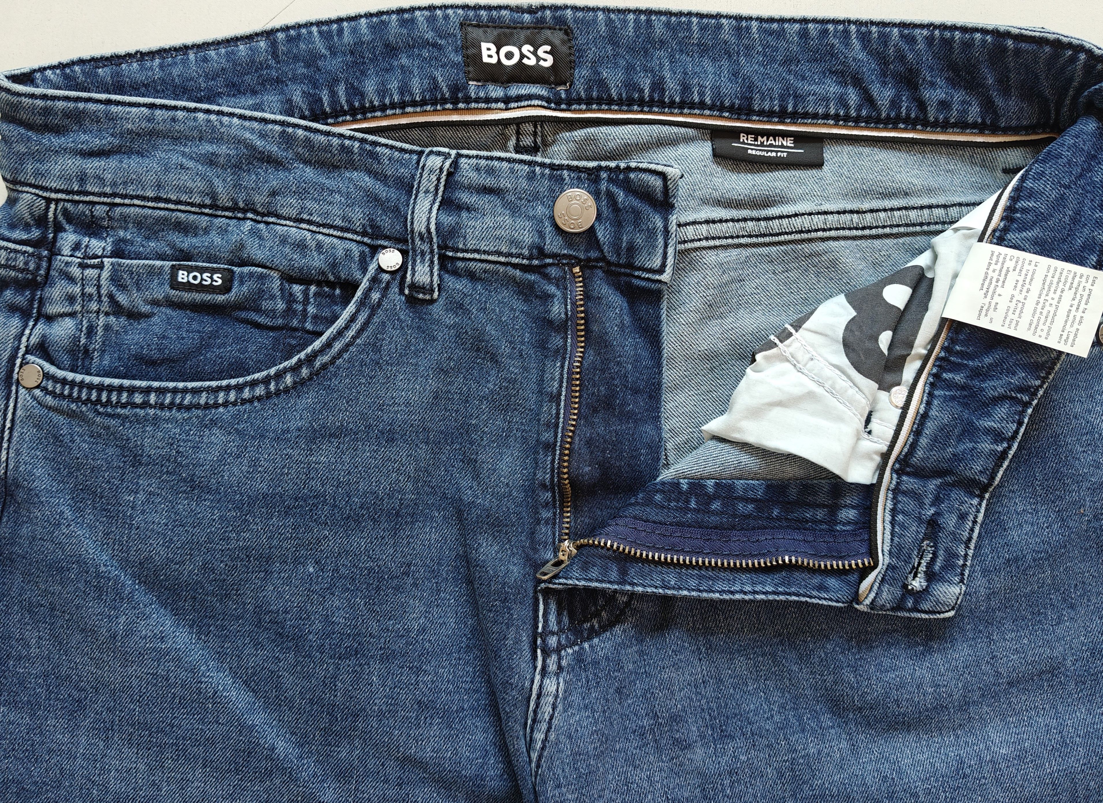 Hugo Boss BOSS RE.MAINE Regular fit men's Jeans Free Shipping T/6089 Size US 32 / EU 48 - 10 Thumbnail