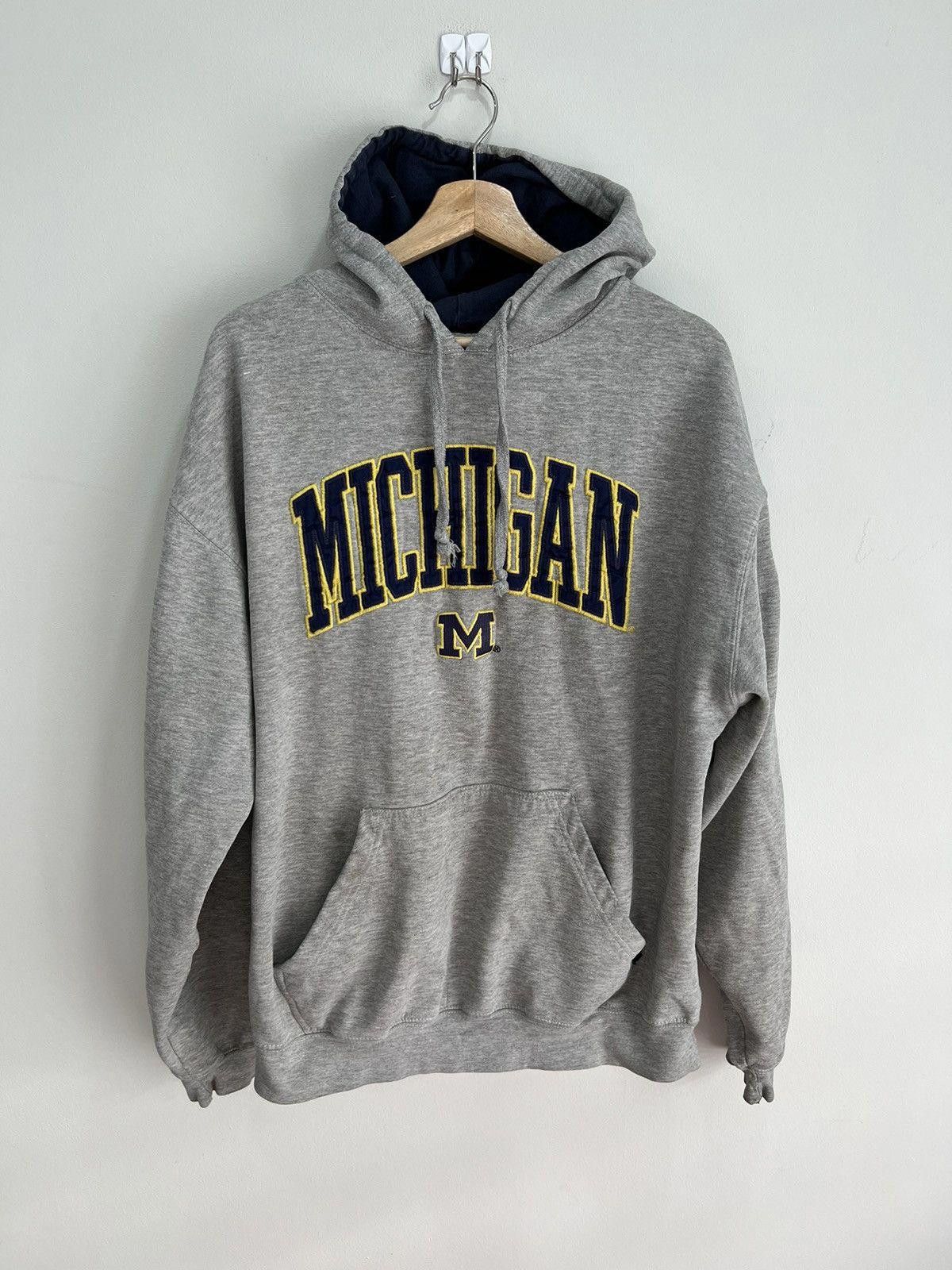 Vintage Vintage Michigan State Spellout Hoodie Sweater Size US XXL / EU 58 / 5 - 1 Thumbnail