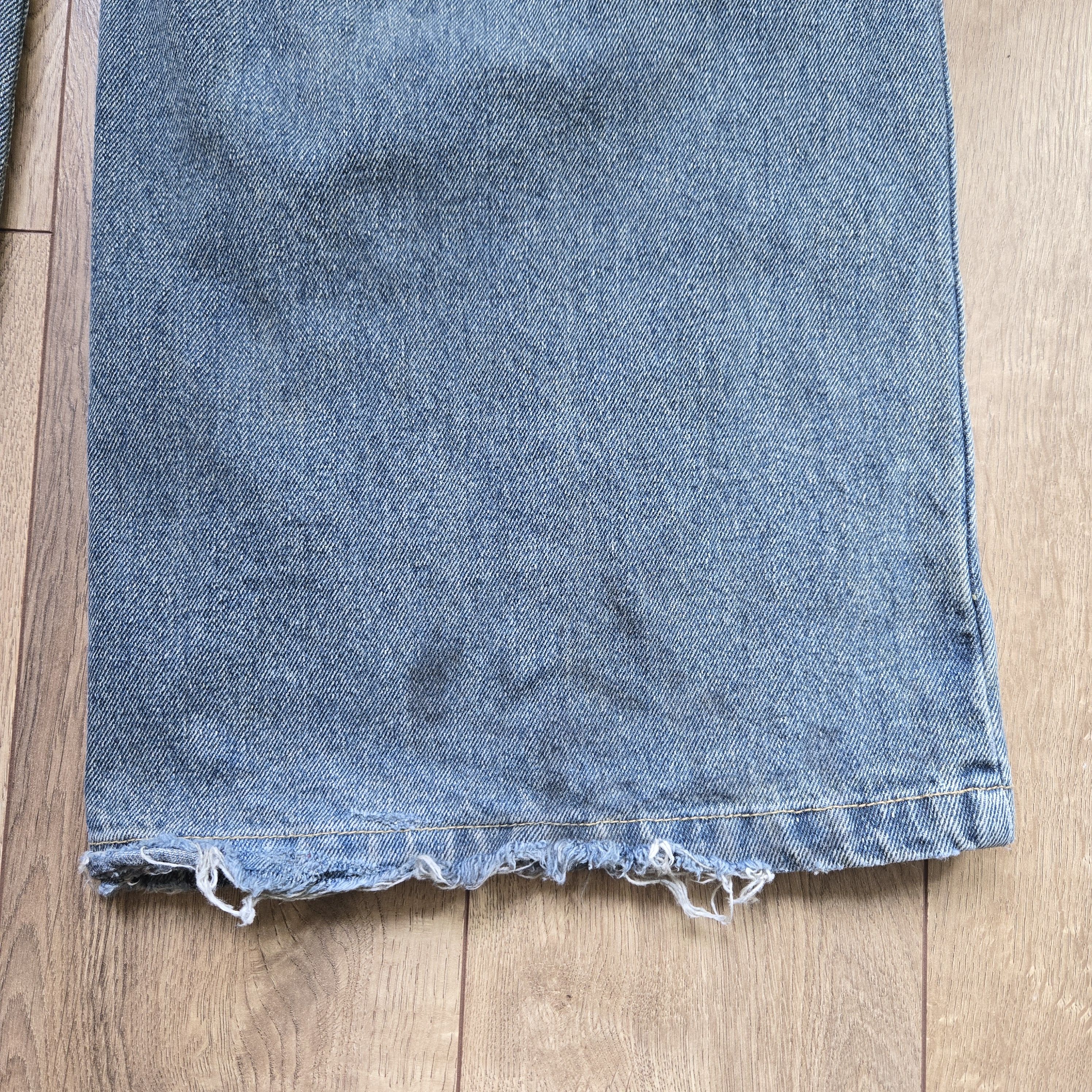 No Faith Studios No Faith Studios Basic Flared Denim Jeans Small Destroyed Size US 30 / EU 46 - 8 Thumbnail