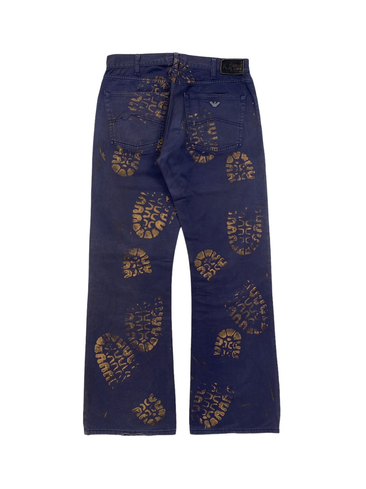 Armani Archival Armani Laguna boot stamp pants Size US 33 - 1 Thumbnail