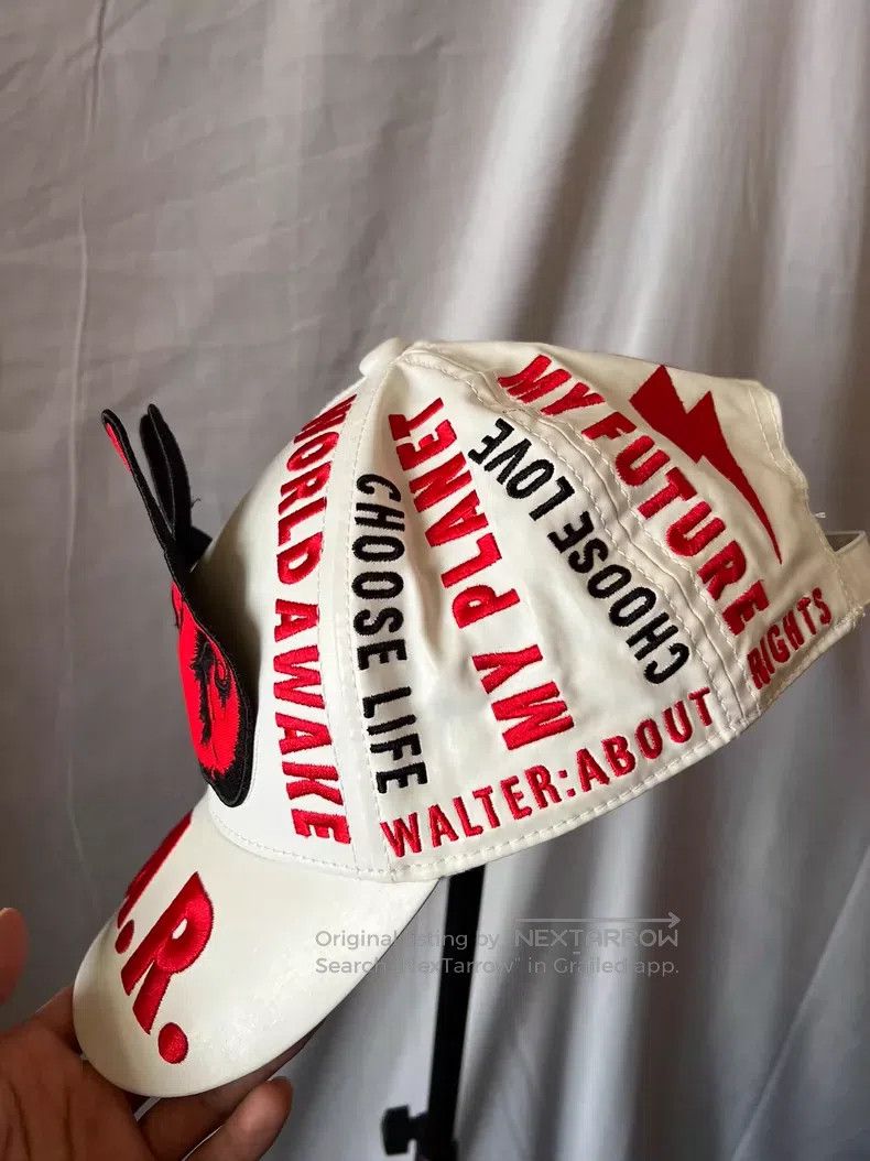 Walter Van Beirendonck Walter Van Beirendonck White and red letters on the Biyeye Size ONE SIZE - 3 Thumbnail