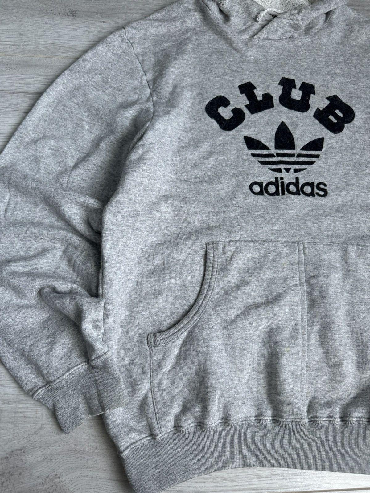 Adidas × Vintage Vintage Adidas Club 90’s rare hoodie Size US M / EU 48-50 / 2 - 2 Thumbnail