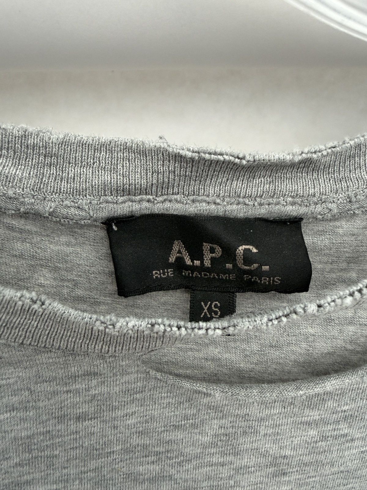A.P.C. Vintage APC heather gray pocket tee Size US XS / EU 42 / 0 - 2 Thumbnail