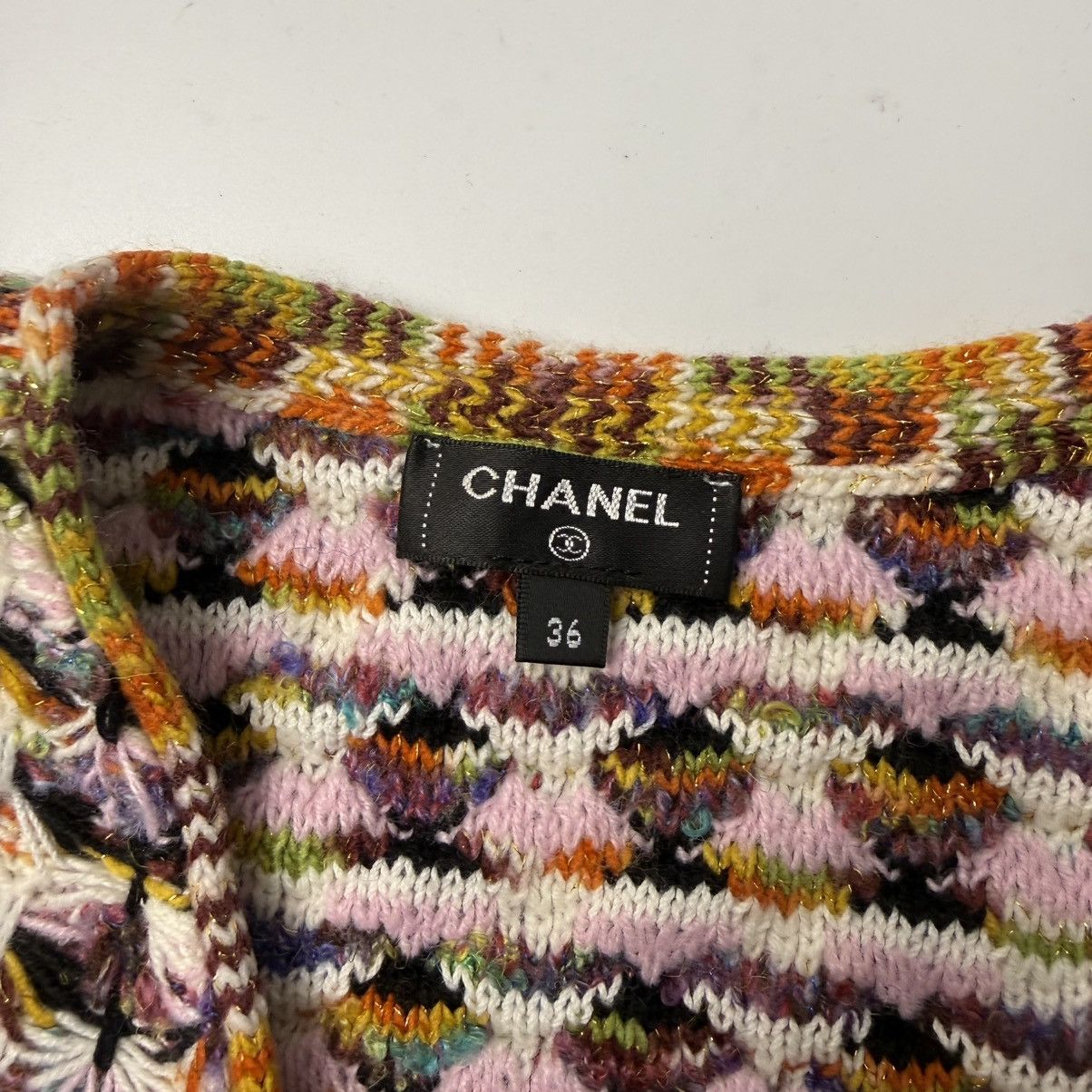 Chanel Channel Cashmere Multicolor Vest Size XS / US 0-2 / IT 36-38 - 3 Thumbnail