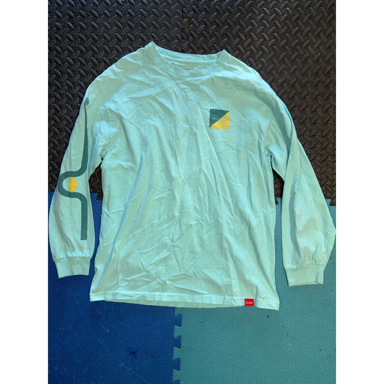 Chocolate Chocolate Skateboards longsleeve shirt teal large Size US L / EU 52-54 / 3 - 1 Thumbnail