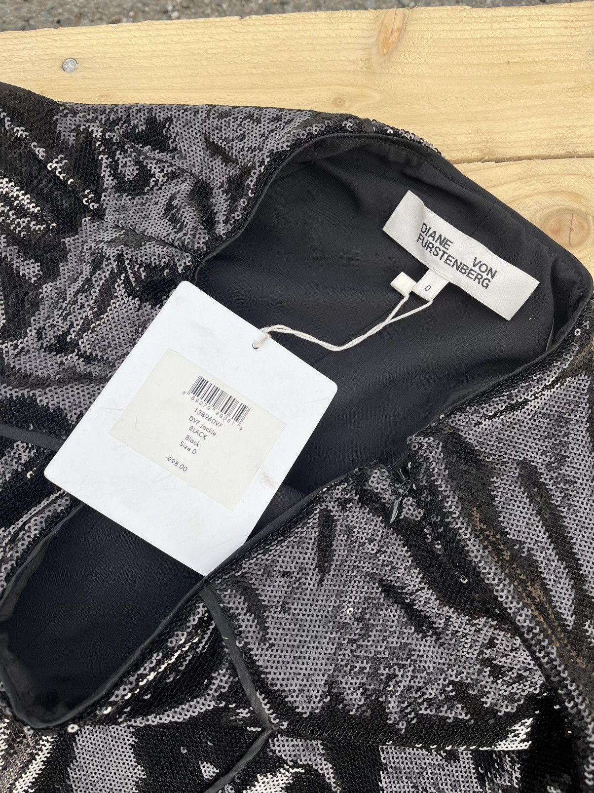 Diane von Furstenberg GOOD DIANE SEQUIN JOGGERS Size 25" / US 0 / IT 36 - 5 Thumbnail