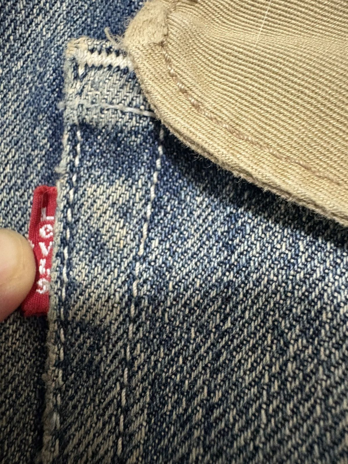 Levi's Levi's 501 Heavily Distressed Jeans Denim Size US 35 - 18 Thumbnail
