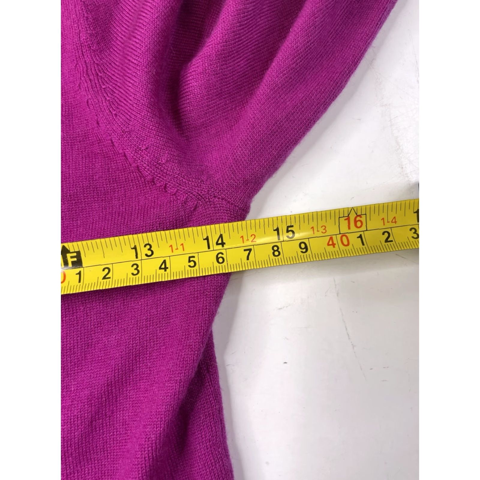 Theory Theory 100% Cashmere Fine Knit Pink Ombre Lightweight Deep V-neck Sweater Cardigan P Petite Women Womens Size S / US 4 / IT 40 - 6 Thumbnail