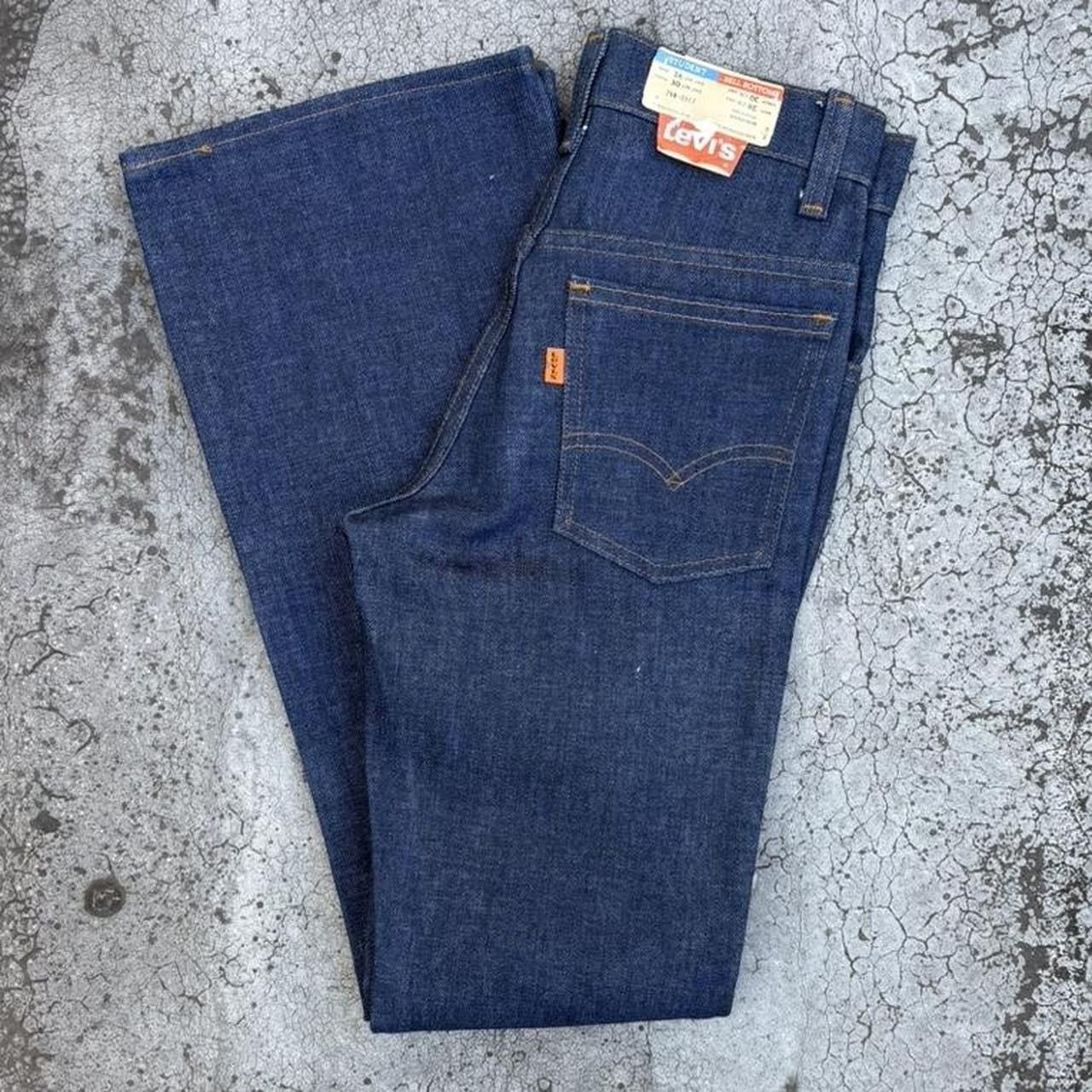 Levi's Vintage 70s Levi’s Deadstock Orange Tab Student Bellbottoms Size 26" / US 2 / IT 38 - 1 Thumbnail