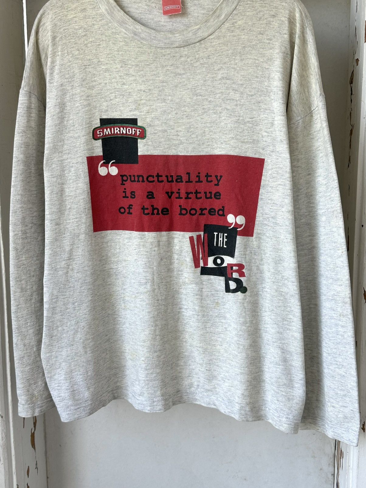 Vintage Vintage Smirnoff Printed Long Sleeve Size US XL / EU 56 / 4 - 3 Thumbnail