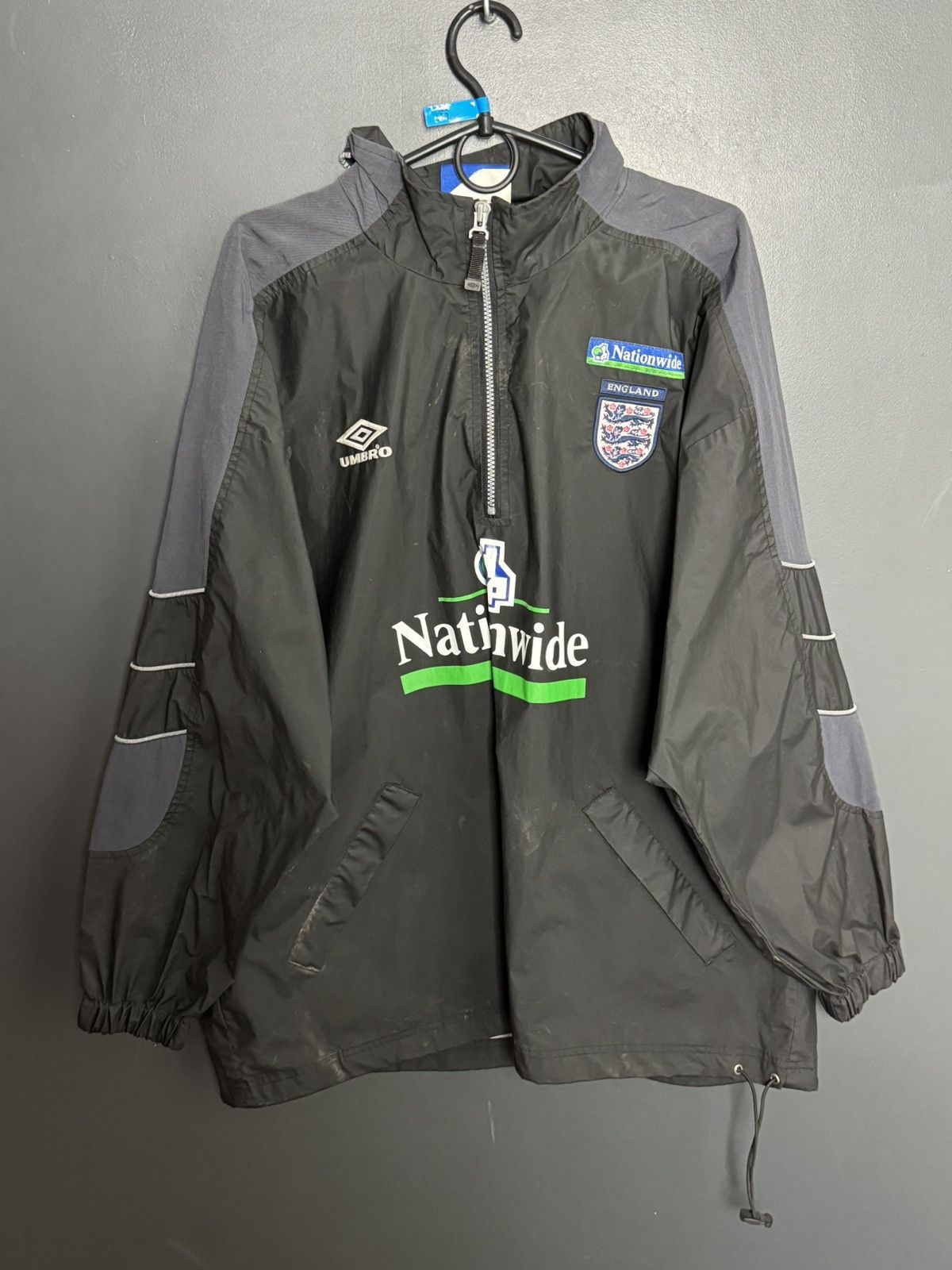 Umbro Vintage England National Team Training Football Jacket Size US M / EU 48-50 / 2 - 1 Thumbnail