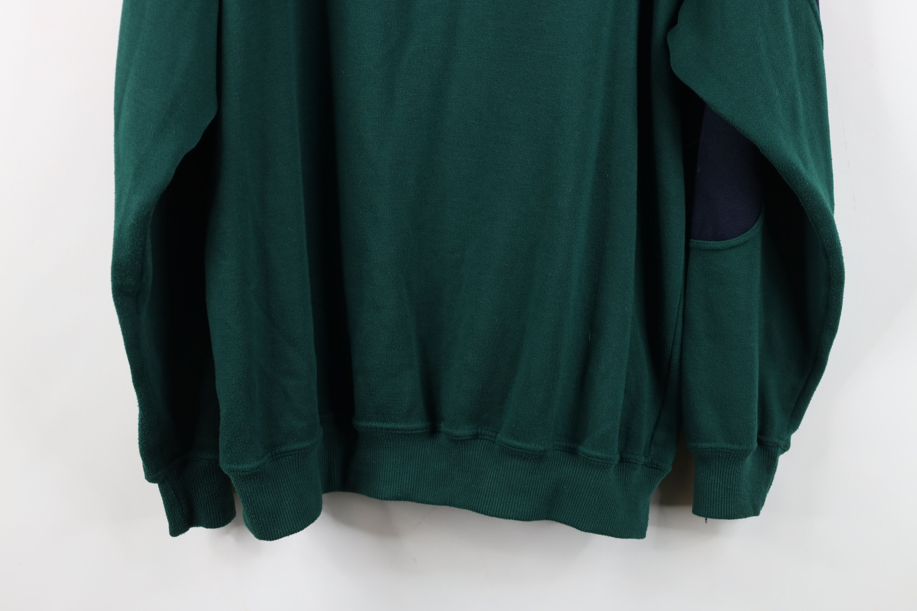 Vintage Vintage 90s Streetwear Block Collared Pullover Sweatshirt Size US L / EU 52-54 / 3 - 14 Thumbnail