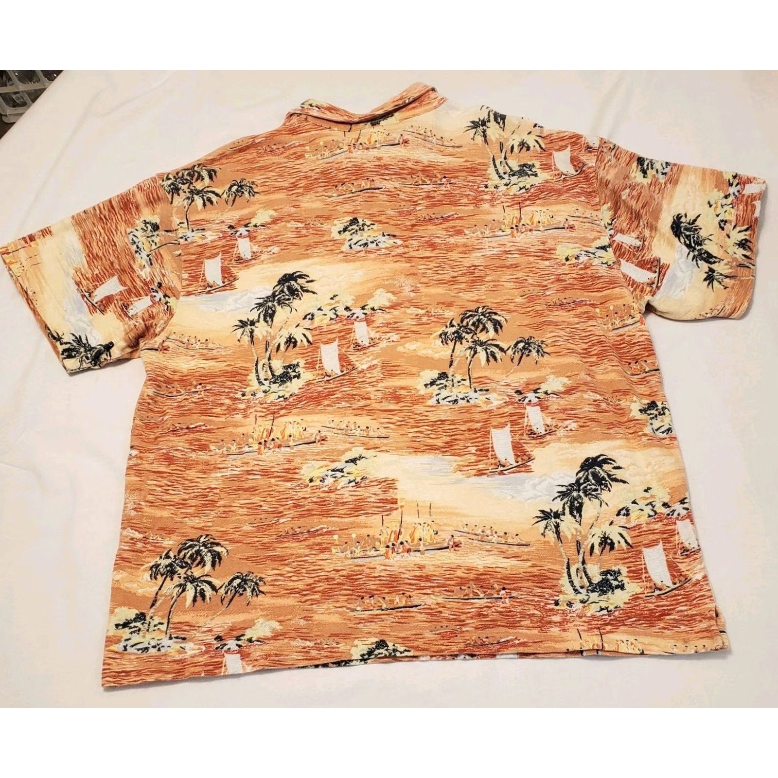 Banana Republic Banana Republic Shirt Mens Sz XL Tropical Print Summer Polo Resort Travel Beach Size US XL / EU 56 / 4 - 2 Thumbnail