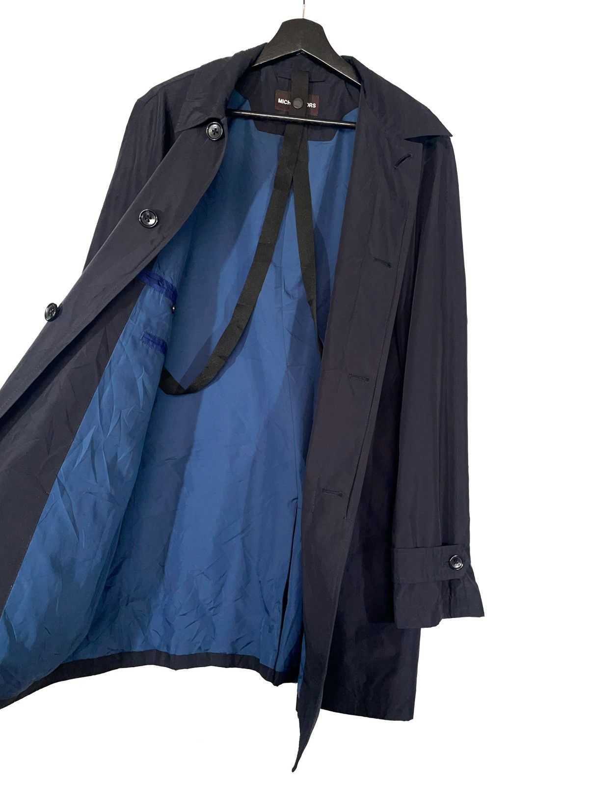 Designer × Michael Kors Trench Coat Men Blue Michael Kors Size L Nylon Business Size US L / EU 52-54 / 3 - 7 Thumbnail
