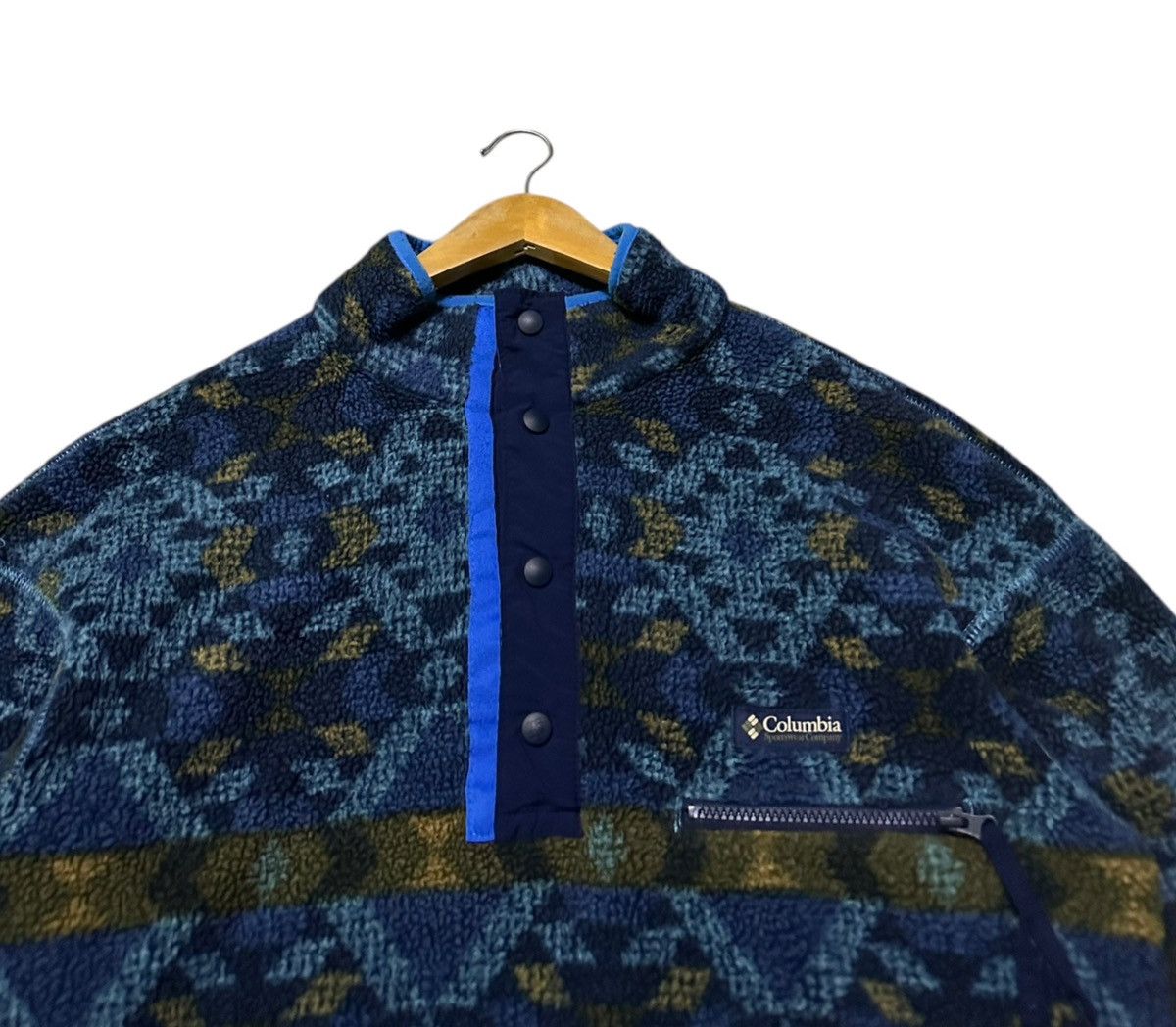 Columbia Vintage Columbia Helvetia half snap printed fleece in canyon Size US M / EU 48-50 / 2 - 4 Thumbnail