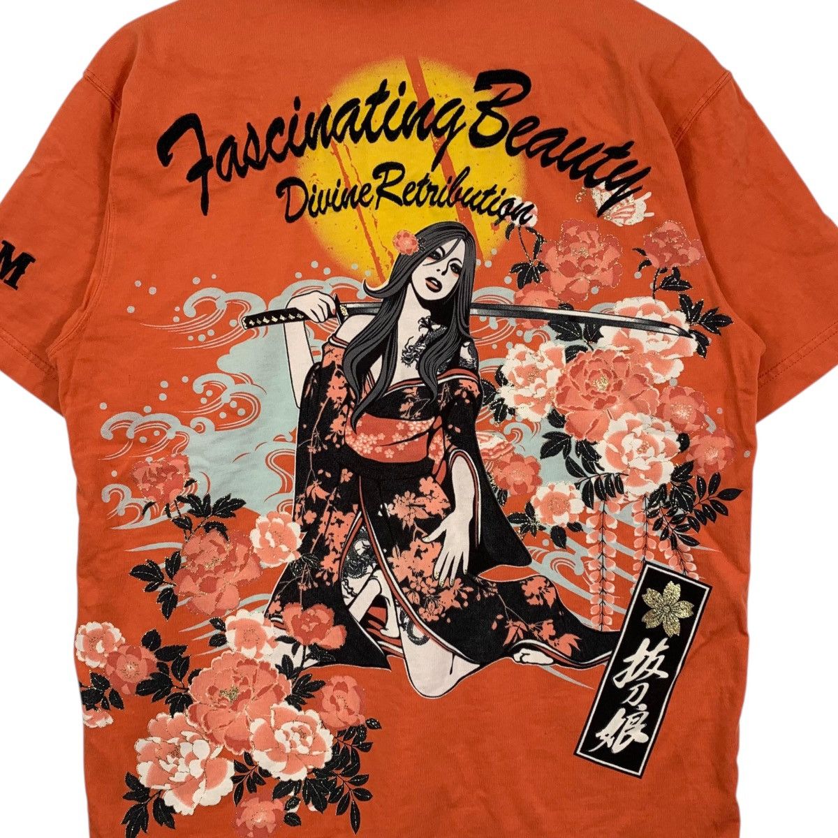 Japanese Brand DIVINE RETRIBUTION Japanese Brand Samurai Girl Polos T-Shirt Size US L / EU 52-54 / 3 - 2 Thumbnail
