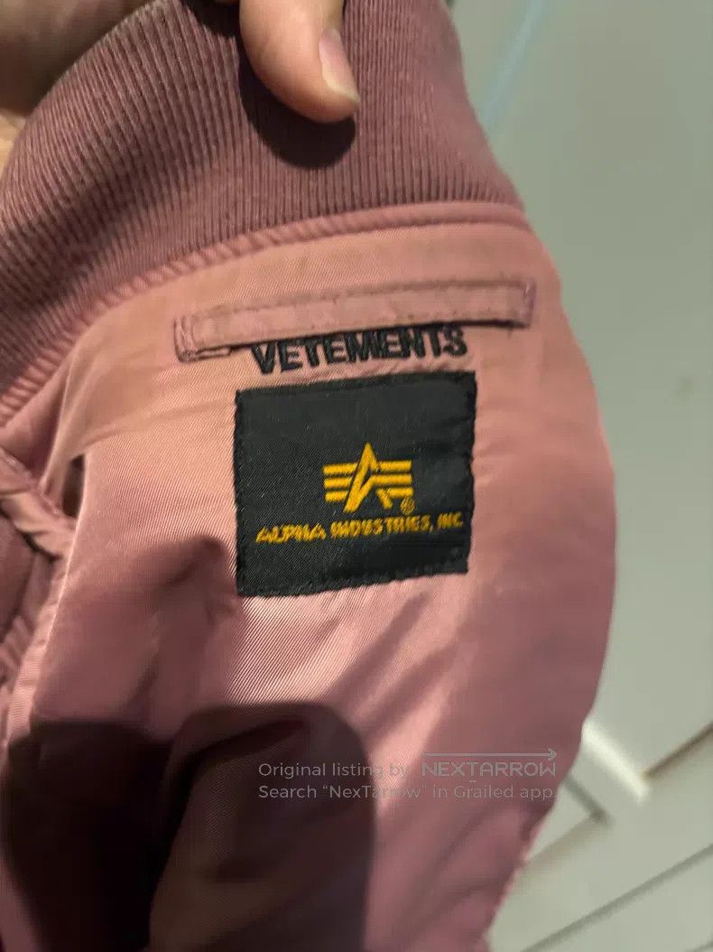Vetements VETEMENTS Flight double-sided wear cotton jacket Size US S / EU 44-46 / 1 - 7 Thumbnail