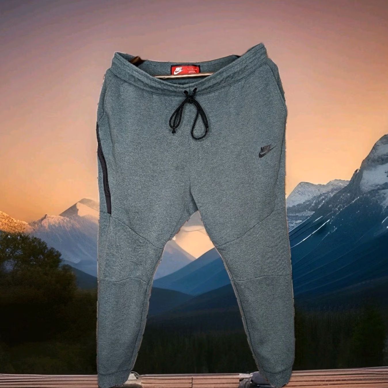 Nike Nike Sportswear Tech Fleece Jogger Pants Green Mens XL Size US 36 / EU 52 - 3 Thumbnail