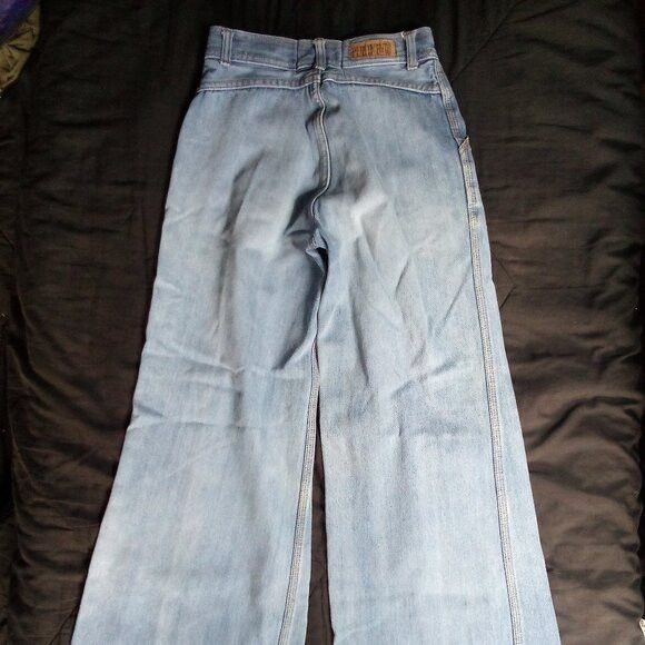 Other Vintage Pentimento Flare Bell Bottom High Waist Denim Jeans Size 32" / US 10 / IT 46 - 7 Thumbnail